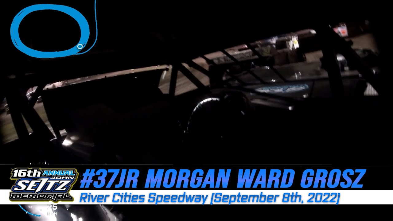 #37JR Morgan Ward Grosz WISSOTA Late Model On-Board @ River Cities (9/8 ...