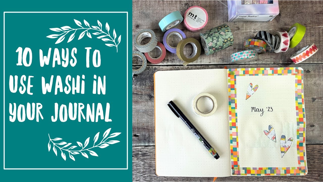 10 Ways to use Washi in your Journal with Helen Colebrook 