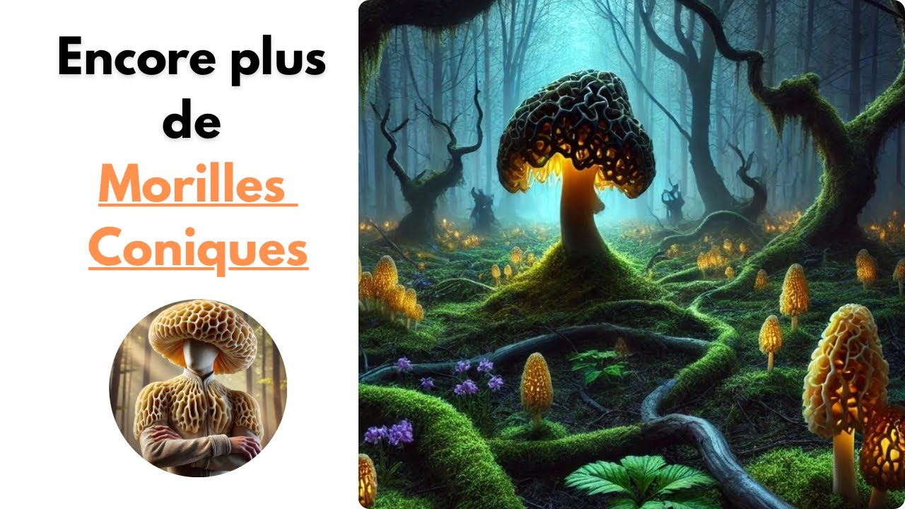 Mes premières morilles grises au milieu des coniques