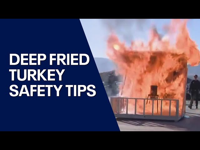 Thanksgiving safety tips for deep-frying a turkey without setting