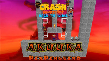 Crash Bandicoot - Back In Time Fan Game: Custom Level: Aku Uka By Pix Pinguino