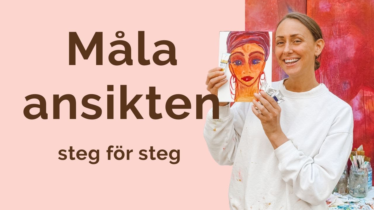 m-la-ansikten-med-gouache-steg-f-r-steg-m-leri-f-r-nyb-rjare-youtube