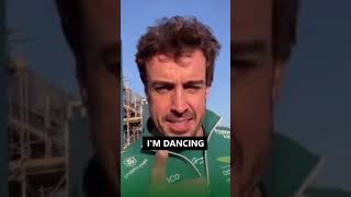 Alonso: "I'm dancing, soon!" 🕺 #f1 #formula1