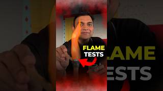 FLAME 🔥 TEST 🧪#chemistry #experiment #science #shortfeed #cbse #icse #shorts