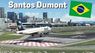 MSFS2020 Santos Dumont Airport | 1K sub celebration | Fenix A320