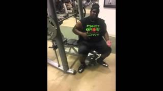 Chest workout