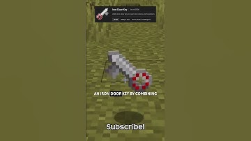 With This Mod You Can Open Iron Doors With A Key In Minecraft?!