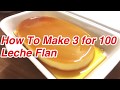 3 FOR 100 LECHE FLAN - How to make Leche flan Using Whole Eggs