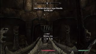 Skyrim remasterd (EP8) the mysterious note