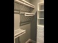 Closet shelving and attic access
