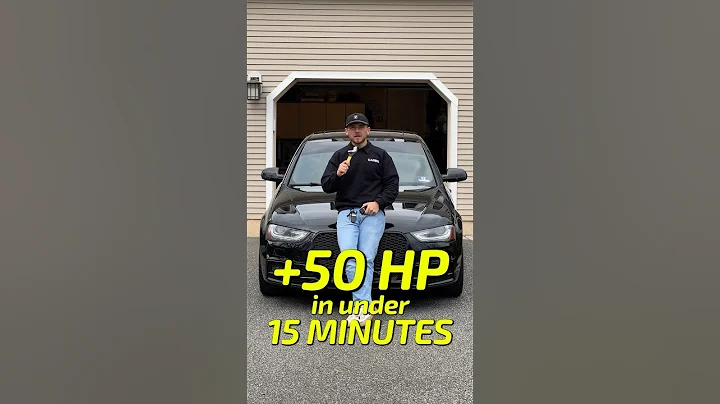 Stock vs Tuned Audi A4 0-60 | IE Stage 1 Tune Upgrade 🚀