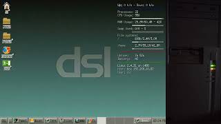 Damn Small Linux on a 133MHz 486 Computer with 64MB of RAM