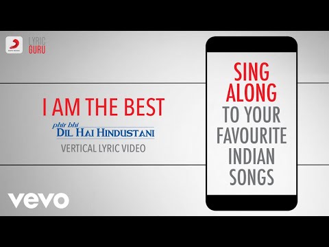 I Am the Best - Phir Bhi Dil Hai Hindustani|Official Bollywood Lyrics|Abhijeet|Jatin-Lalit