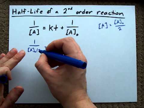 second order half life second order half life