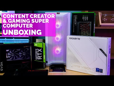 UNBOXING Content Creator and Gaming Super Computer