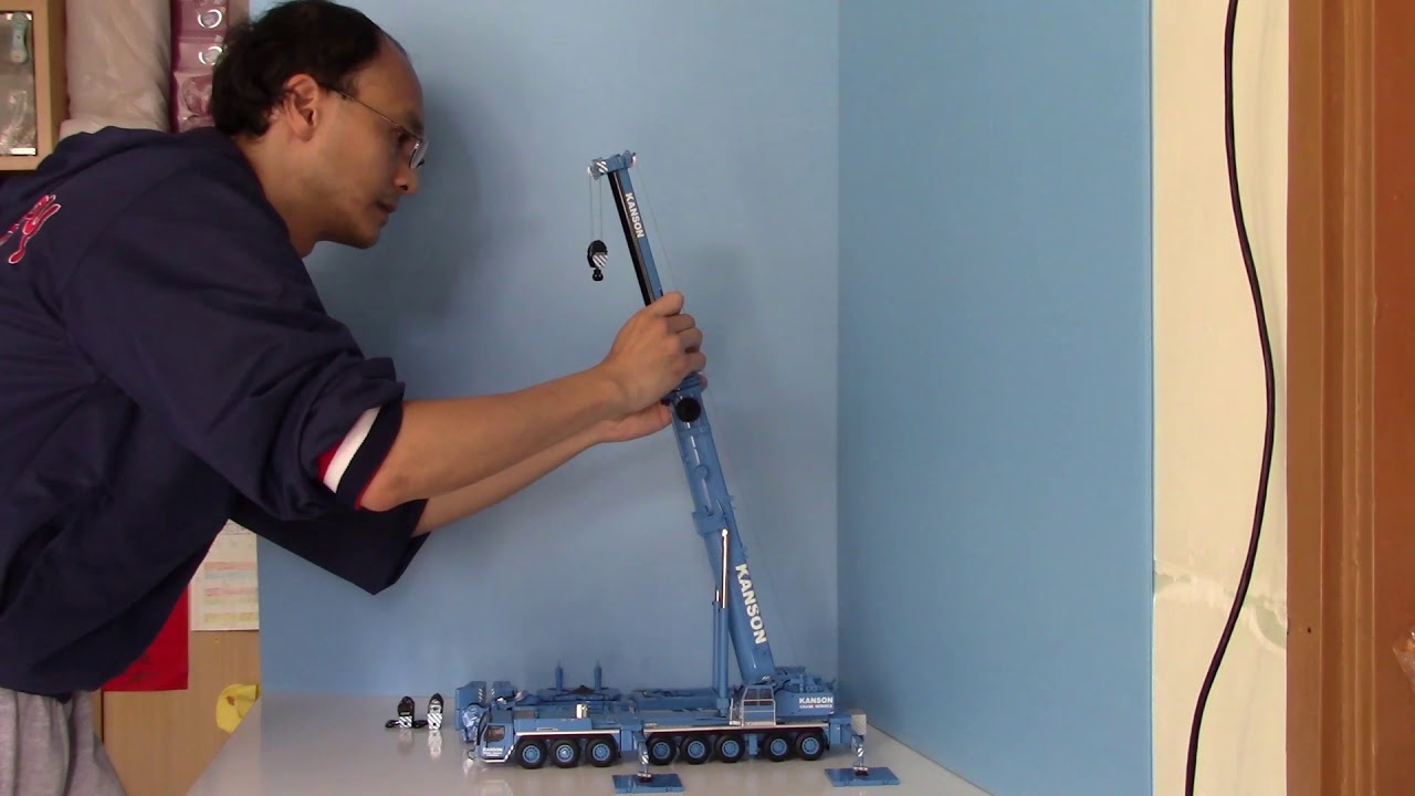 WSI LTM1500-8.1 Dismantling (Retracting main boom without
