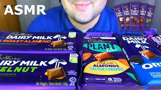 DAIRYMILK CHOCOLATE PARTY ASMR (EATING CHOCOLATE DAIRY MILK MUKBANG)