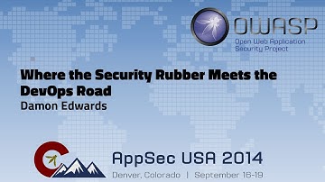 Where the Security Rubber Meets the DevOps Road - OWASP AppSecUSA 2014