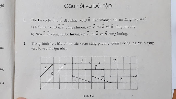 Bài 4 trang 7 toán hình lơp 10 năm 2024