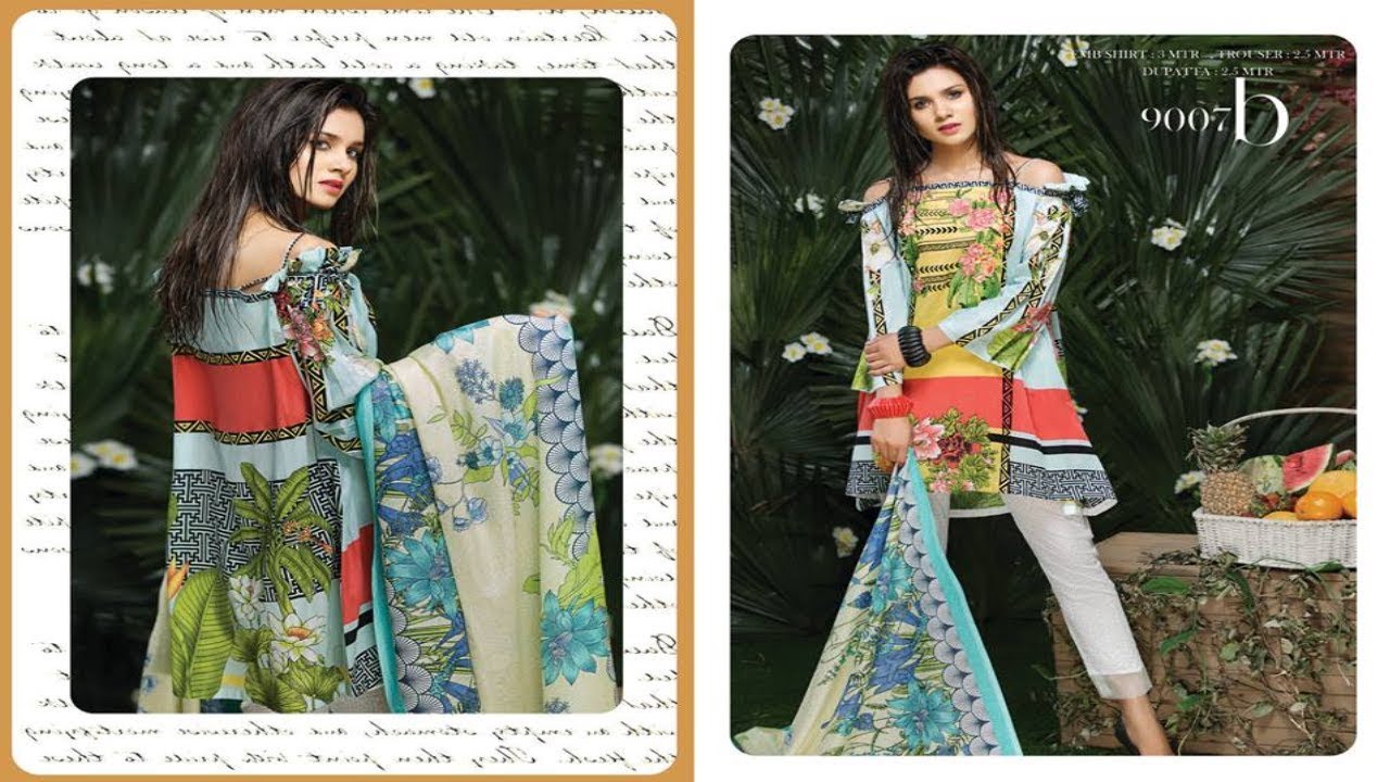 Latest Ittehad Textiles German Embroidered Collection 2018 | Fashion World