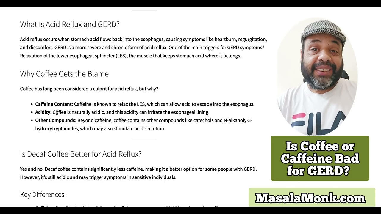 Is Coffee or Caffeine Bad for GERD? Relation between different brews and Acid Reflux