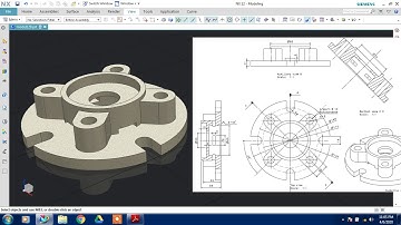 #NX CAD #MACHINE PART #Advanced modeling Tutorial 13.2