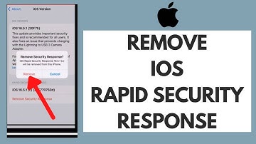 How to Remove iOS Rapid Security Response (2023)