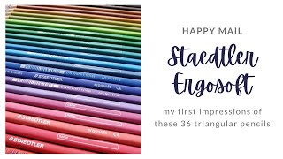 Swatching and Checking Out Staedtler Ergosoft | Happy Mail! screenshot 3