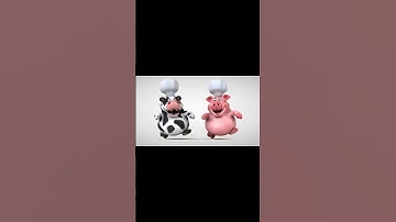 "Epic Dance Battle: Watch These Two Pigs Show Off Moves That Will Blow Your Mind! 🐷💃" #dancevideo