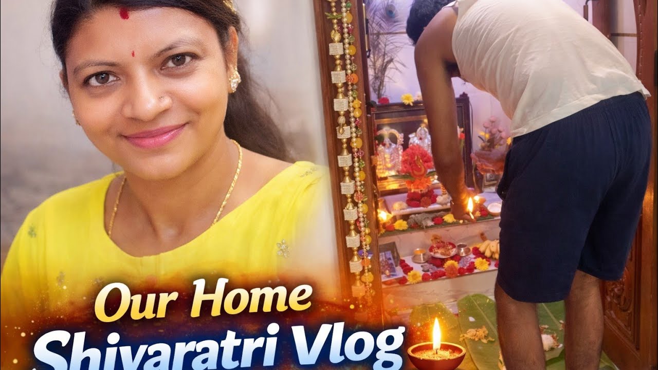 Shivaratri Habba Day 2 | Home Pooja & Cooking Vlog | Kannada Family Vlog