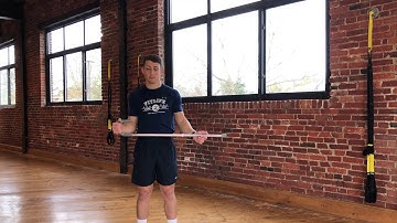 Standing Shoulder ER AAROM (with cane)