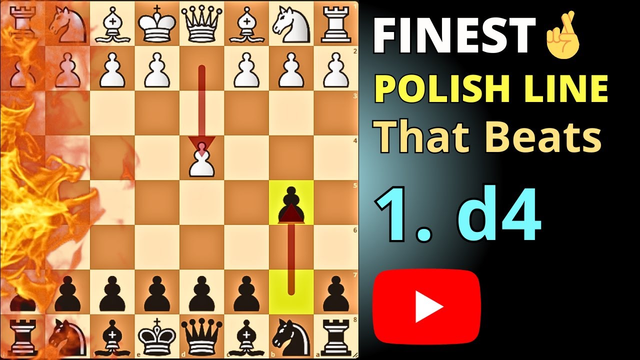🤞Finest Polish Defense to Beat the d4 Opening