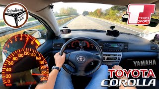 2004 Toyota Corolla 1.8 TS (192 KM) | VMAX. Próba autostradowa. RACEBOX 100200 km/h.