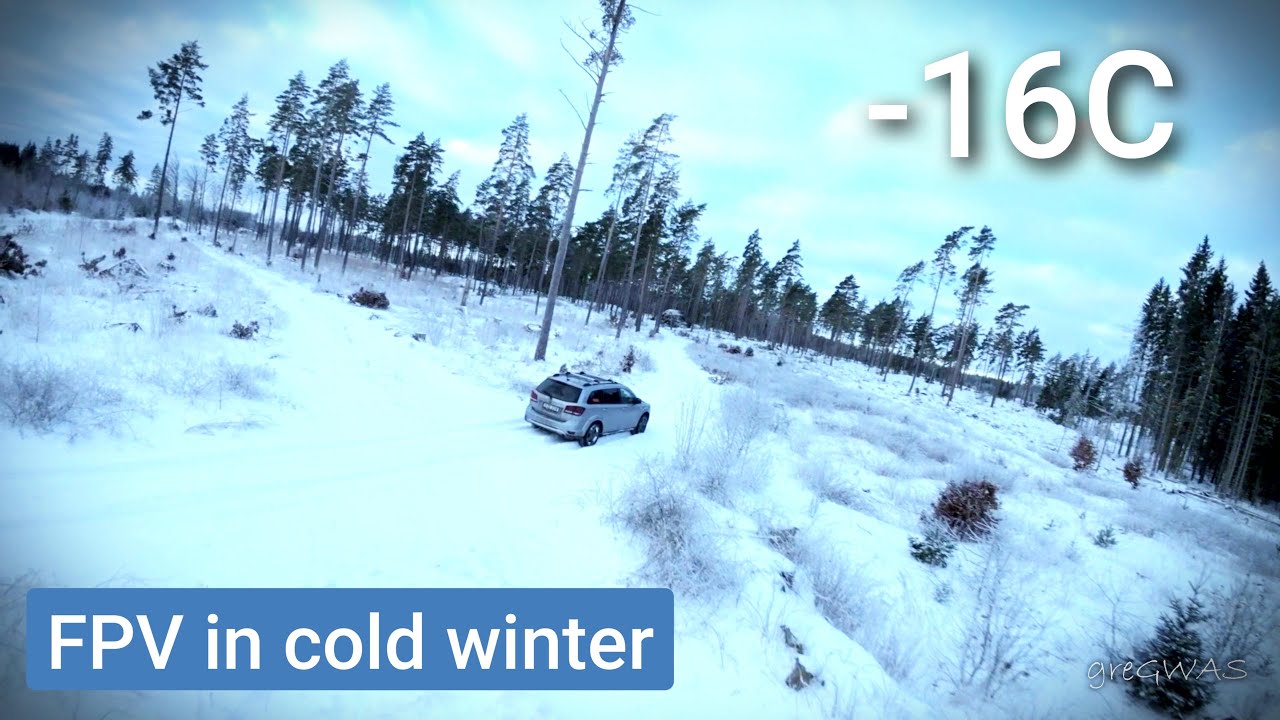 FPV Drone in winter -16C [DJI AVATA Sport mode!] - YouTube
