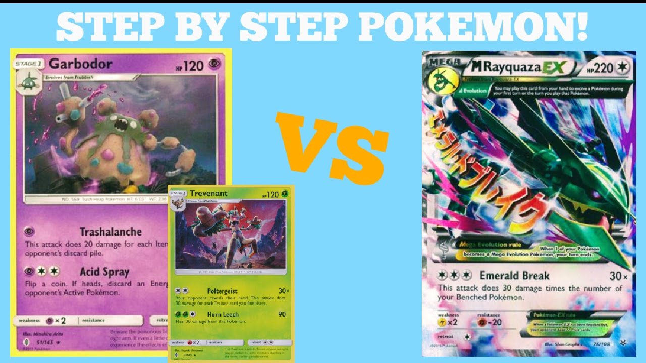 Guardians Rising! Garbodor vs Mega Ray! Step By Step Pokemon Analysis!