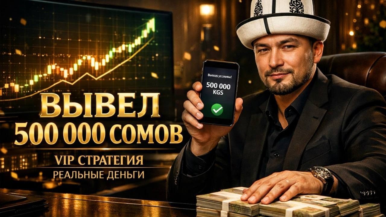 500 000 СОМОВ НА КАРТЕ — показываю стратегию