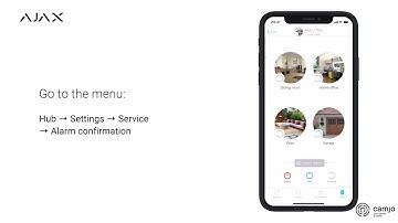 CAMJO How to set up intrusion alarm confirmation in the Ajax security system
