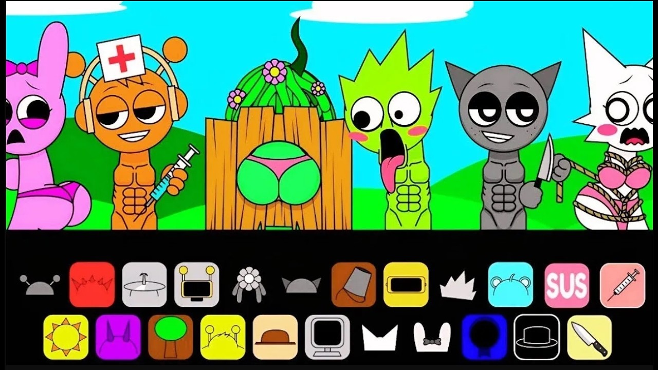 Incredibox Sprunki Sinner Edition But HUGEST GYATT OBESITY - Secret Mods | Cartoon Animation 23