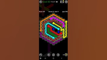How To Solve Flow Free Hexes Courtyard Spin Level 80 11x11 Board Walk Through Solution Walkthrough