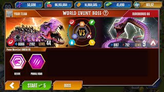 OMEGA VS OUROBOROS - JURASSIC WORLD THE GAME screenshot 3