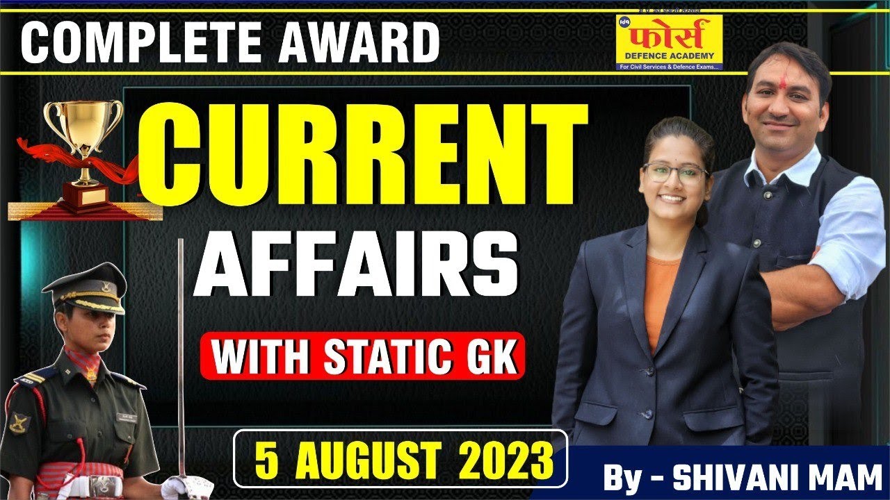 NDA 2 2023 Complete Award CURRENT AFFAIRS CLASSES | CURRENT AFFAIRS For ...