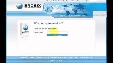 How to sign in with Brosix Web Client