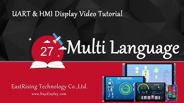 27-Multi Language for UI Editor II of HMI/UART TFT LCD Display Module