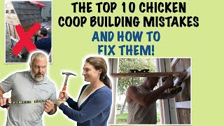 Video Chicken Live: Top 10 Chicken Coop Building Mistakes!