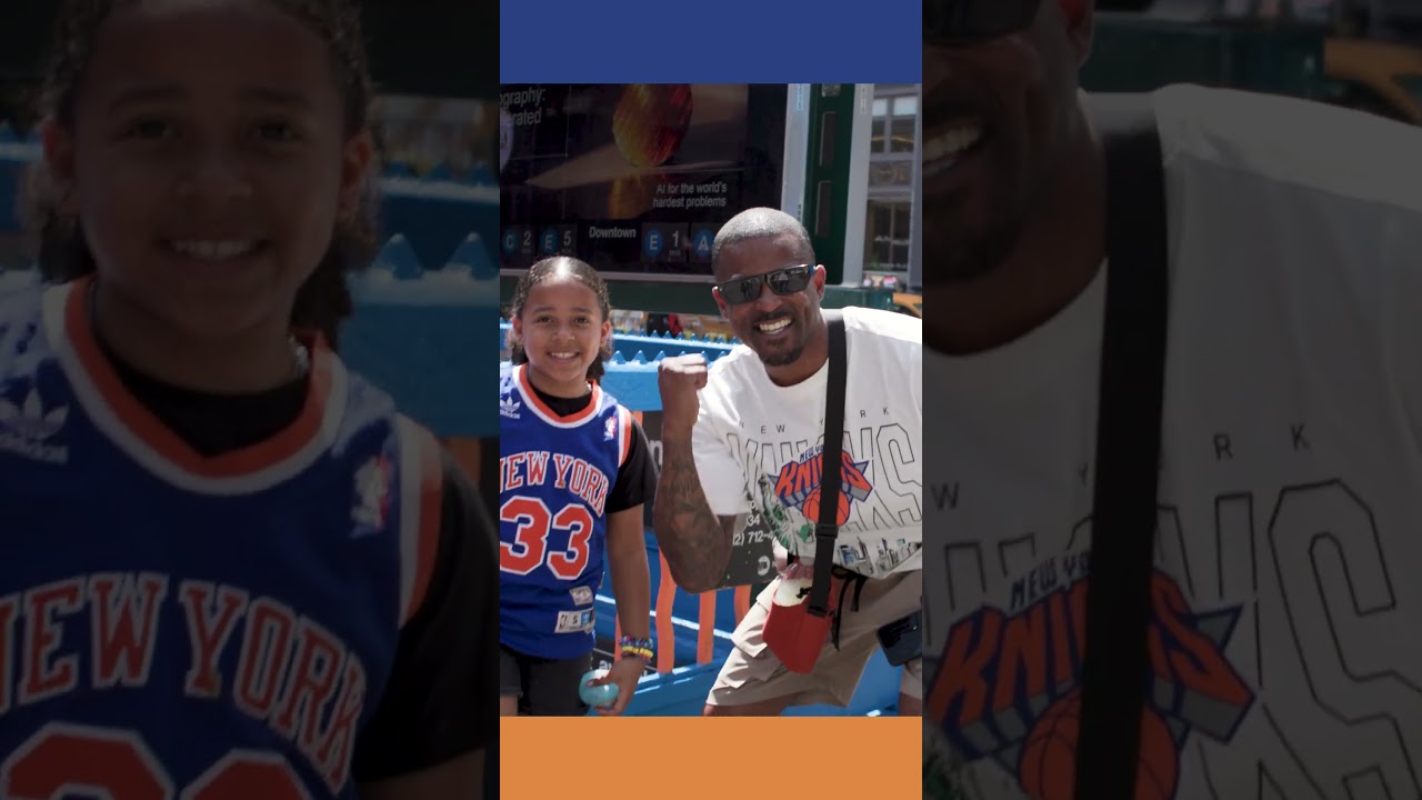 Knicks-Themed Subway Entrance | Columbia Off Campus