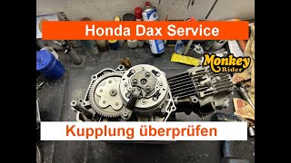 Honda Dax Monkey Service , Kupplung überprüfen und einstellen