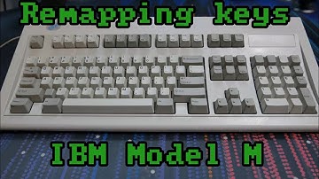 Remapping keys on the legendary Model M keyboard! Using Soarer