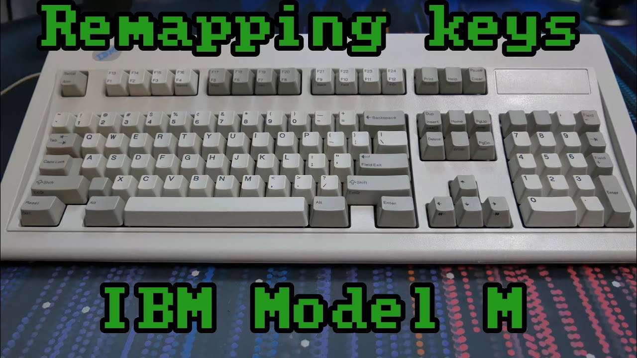 Remapping keys on the legendary Model M keyboard! Using Soarer's ...