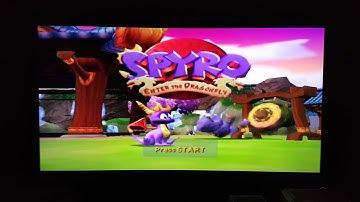 Spyro enter the dragonfly opening on Nintendo Gamecube