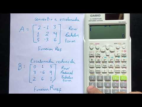 Vídeo: Com es redueix la fila d'escalons en una calculadora?